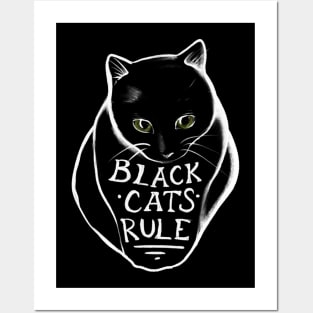 Black Cats Rule Posters and Art